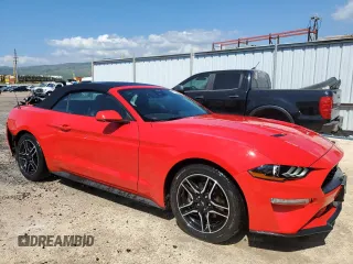 2022 Ford Mustang EcoBoost with VIN 1FATP8UH6N5124426, listed as a Copart auction lot 46550715 with 43,449 mi miles and Clean Title. Bid and sale history available at carsss.com. Image 4.