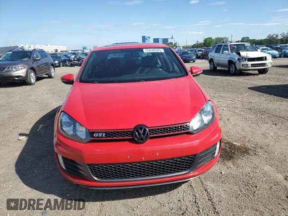 2012 Volkswagen GTI with VIN WVWHV7AJXCW269970, listed as a Copart auction lot 55638545 with 178,346 mi miles and Salvage title. Bid and sale history available at DreamBid. Image 5.