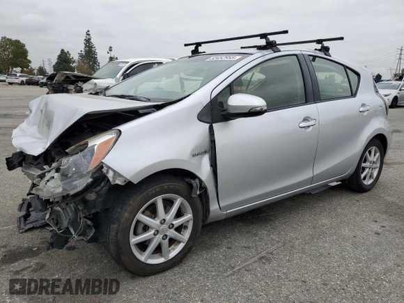 2015 Toyota Prius One with VIN JTDKDTB33F1090995, listed as a Copart auction lot 53452955 with 214,292 mi miles and Salvage Title. Bid and sale history available at carsss.com. Image 1.