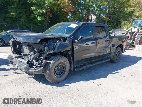 2022 Chevrolet Silverado 1500 Custom with VIN 1GCPDBEK8NZ542961, listed as a IAAI auction lot 40464540 with 45,122 mi miles. Bid and sale history available at carsss.com. Image 16.