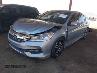 2017 Honda Accord Sedan Sport with VIN 1HGCR2F55HA124919, listed as a IAAI auction lot 41842118 with 116,136 mi miles. Bid and sale history available at carsss.com. Image 17.