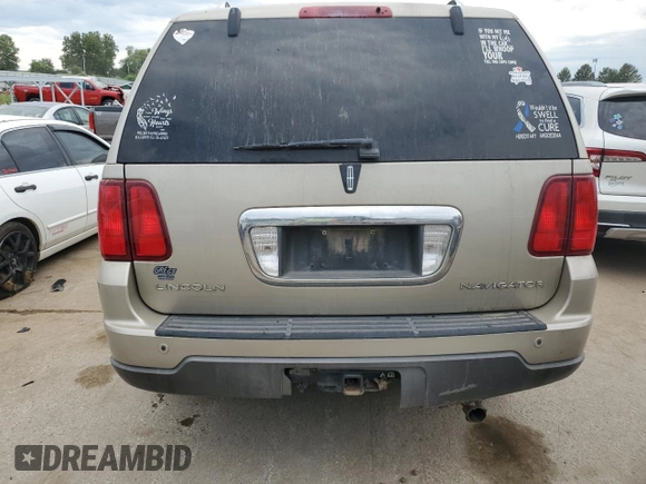 2004 Lincoln Navigator Luxury with VIN 5LMFU28R74LJ26155, listed as a Copart auction lot 66315604 with 0 mi miles and Salvage Title. Bid and sale history available at carsss.com. Image 6.