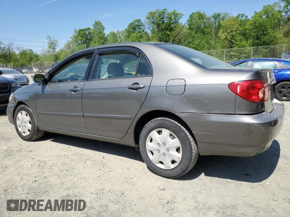 2006 Toyota Corolla CE with VIN 2T1BR32EX6C681260, listed as a Copart auction lot 55210885 with Not Provided miles and Clean Title. Bid and sale history available at DreamBid. Image 2.