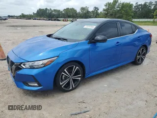 2021 Nissan Sentra SR z VIN 3N1AB8DV2MY297581, wystawiony jako Copart lot #63836984 z przebiegiem 55 551 mil mil oraz Szkoda całkowita • Salvage title. Historia ofert i sprzedaży dostępna na DreamBid. Obrazek 1.