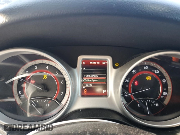 2017 Dodge Journey GT with VIN 3C4PDCEG4HT636722, listed as a Copart auction lot 48966635 with 86,249 mi miles and Salvage Title. Bid and sale history available at carsss.com. Image 9.