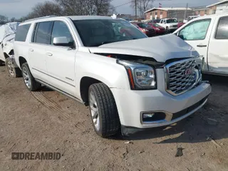 2020 GMC Yukon XL Denali with VIN 1GKS1HKJ6LR282854, listed as a IAAI auction lot 41717072 with 56,715 mi miles. Bid and sale history available at carsss.com. Image 1.