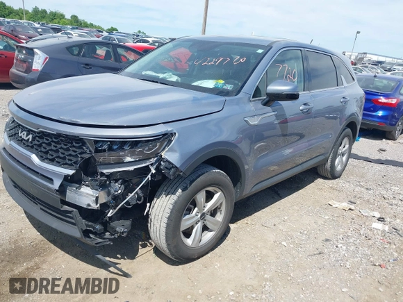 2023 Kia Sorento LX with VIN 5XYRGDLC9PG240958, listed as a IAAI auction lot 42297720 with 27,485 mi miles and . Bid and sale history available at DreamBid. Image 17.