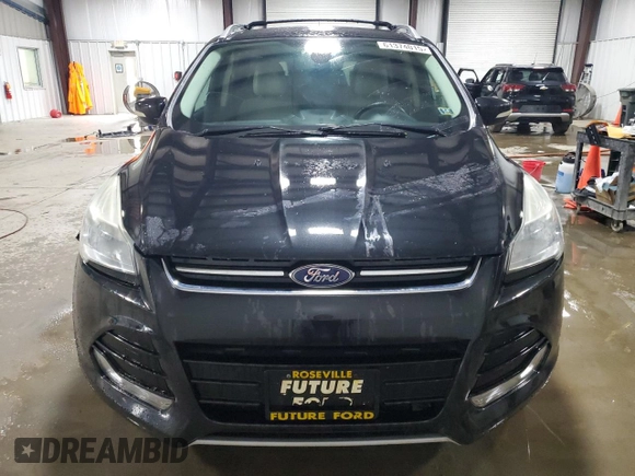 2015 Ford Escape Titanium with VIN 1FMCU9J95FUC36112, listed as a Copart auction lot 61374015 with 111,041 mi miles and Salvage title. Bid and sale history available at DreamBid. Image 5.