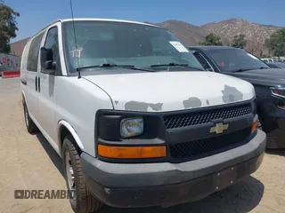 2012 Chevrolet Express Cargo with VIN 1GCSGAFXXC1182349, listed as a IAAI auction lot 42402644 with 204,411 mi miles and . Bid and sale history available at DreamBid. Image 1.