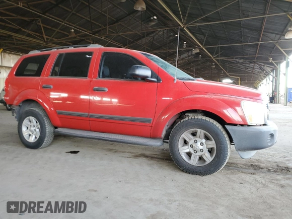 2005 Dodge Durango SXT z VIN 1D4HD38K25F585086, wystawiony jako Copart lot #89017805 z przebiegiem 195 929 mil mil oraz Szkoda całkowita • Salvage title. Historia ofert i sprzedaży dostępna na DreamBid. Obrazek 4.