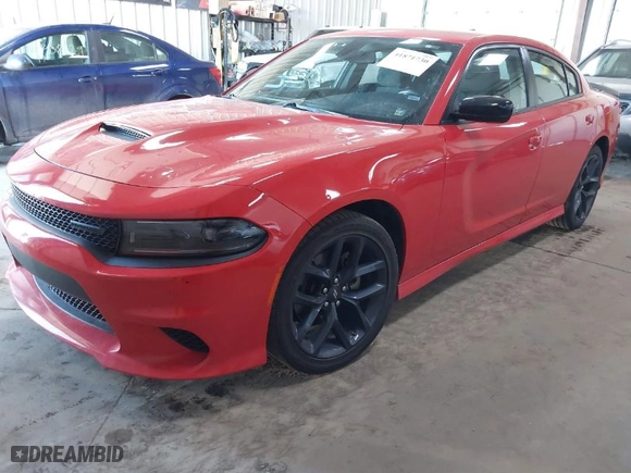 2023 Dodge Charger GT with VIN 2C3CDXHG4PH612062, listed as a IAAI auction lot 41871730 with NaN miles. Bid and sale history available at carsss.com. Image 2.