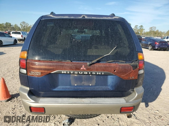 2001 Mitsubishi Montero Sport XLS with VIN JA4LS31H41P046771, listed as a Copart auction lot 82642284 with 178,969 mi miles and Salvage Title. Bid and sale history available at carsss.com. Image 6.