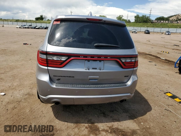 2020 Dodge Durango GT with VIN 1C4RDJDG3LC142242, listed as a Copart auction lot 62962415 with 44,866 mi miles and Salvage title. Bid and sale history available at DreamBid. Image 6.