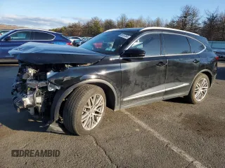 2023 Acura MDX w/Advance Package with VIN 5J8YE1H89PL017541, listed as a Copart auction lot 86187654 with 0 mi miles and Salvage Title. Bid and sale history available at carsss.com. Image 1.