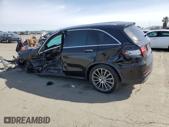 2019 Mercedes-Benz GLC with VIN WDC0G4KB8KV137513, listed as a Copart auction lot 49992365 with 0 mi miles and Salvage Title. Bid and sale history available at carsss.com. Image 2.