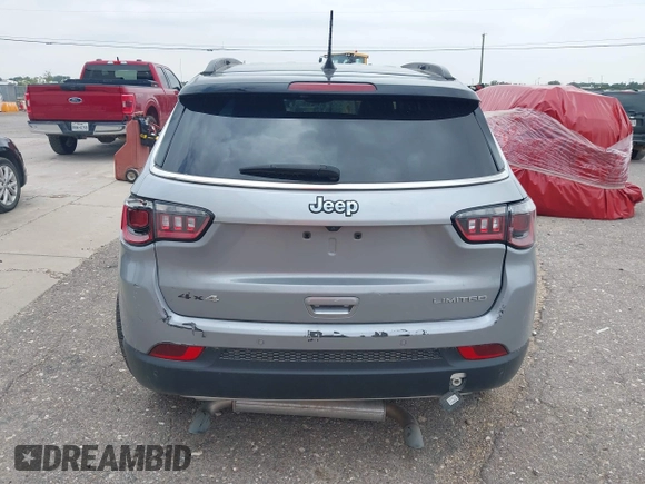 2023 Jeep Compass (RED) Edition with VIN 3C4NJDCN4PT524802, listed as a IAAI auction lot 42424455 with 51,166 mi miles and . Bid and sale history available at DreamBid. Image 16.