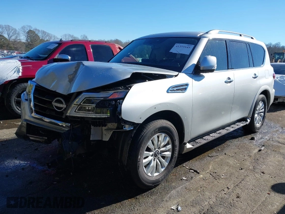 2023 Nissan Armada SV with VIN JN8AY2AC9P9181739, listed as a IAAI auction lot 41351645 with 11,145 mi miles. Bid and sale history available at carsss.com. Image 17.