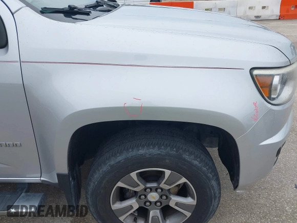 2017 Chevrolet Colorado 4WD Z71 with VIN 1GCHTDEN0H1155319, listed as a IAAI auction lot 39840560 with 116,410 mi miles. Bid and sale history available at carsss.com. Image 18.