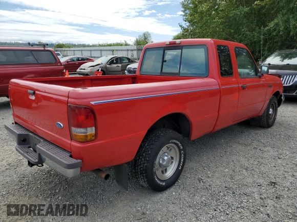 1997 Ford Ranger XLT with VIN 1FTCR14X8VPB52560, listed as a Copart auction lot 62536055 with 170,548 mi miles and Salvage title. Bid and sale history available at DreamBid. Image 3.