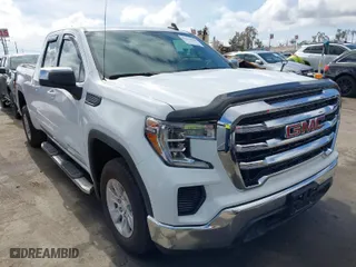 2022 GMC Sierra 1500 SLE with VIN 1GTR8BEK5NZ135368, listed as a IAAI auction lot 41544688 with 113,322 mi miles. Bid and sale history available at carsss.com. Image 1.