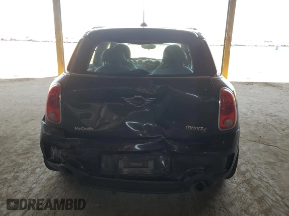 2011 MINI Countryman S with VIN WMWZC5C54BWM10218, listed as a Copart auction lot 60557685 with 192,422 mi miles and Salvage title. Bid and sale history available at DreamBid. Image 6.