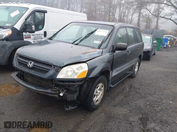 2003 Honda Pilot LX with VIN 2HKYF181X3H610581, listed as a IAAI auction lot 41743077 with 212,207 mi miles and . Bid and sale history available at DreamBid. Image 2.