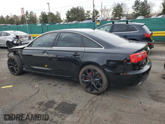 2013 Audi A6 2.0T Premium Plus with VIN WAUGFAFC1DN055728, listed as a Copart auction lot 51022255 with 97,113 mi miles and Salvage Title. Bid and sale history available at carsss.com. Image 2.