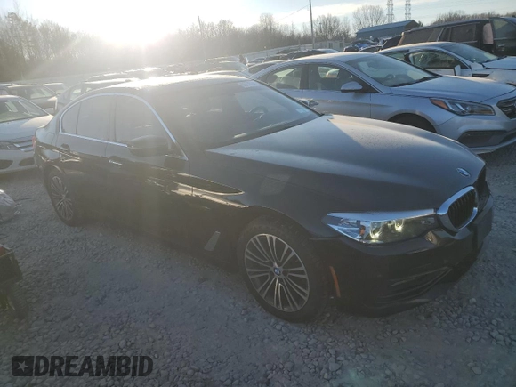 2018 BMW 5 Series 530i xDrive with VIN WBAJA7C5XJG907362, listed as a Copart auction lot 86715344 with 117,665 mi miles and Salvage title. Bid and sale history available at DreamBid. Image 4.