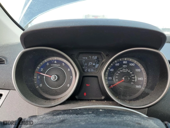 2015 Hyundai Elantra Limited with VIN KMHDH4AE9FU302282, listed as a Copart auction lot 51079895 with 121,636 mi miles and Clean Title. Bid and sale history available at carsss.com. Image 9.