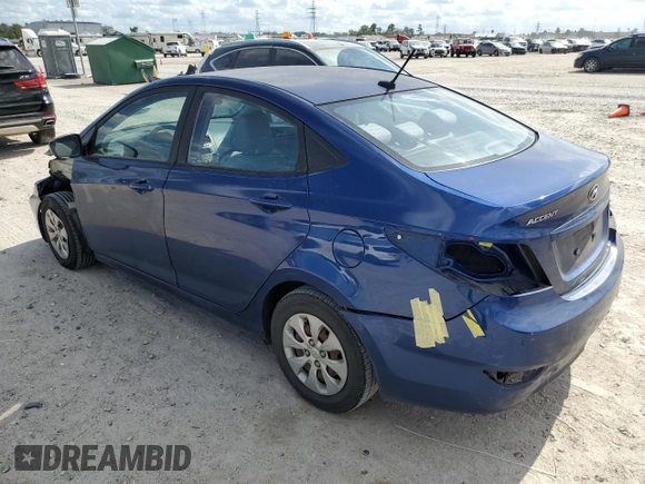 2016 Hyundai Accent SE with VIN KMHCT4AE9GU943119, listed as a Copart auction lot 75144173 with 156,525 mi miles and . Bid and sale history available at DreamBid. Image 2.