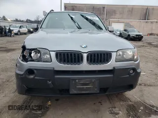 2005 BMW X3 2.5i with VIN WBXPA73465WC50680, listed as a Copart auction lot 81836634 with 0 mi miles and Salvage Title. Bid and sale history available at carsss.com. Image 5.