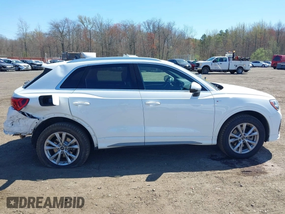 2021 Audi Q3 S line Premium with VIN WA1DECF32M1054786, listed as a IAAI auction lot 42065278 with 47,615 mi miles and . Bid and sale history available at DreamBid. Image 13.