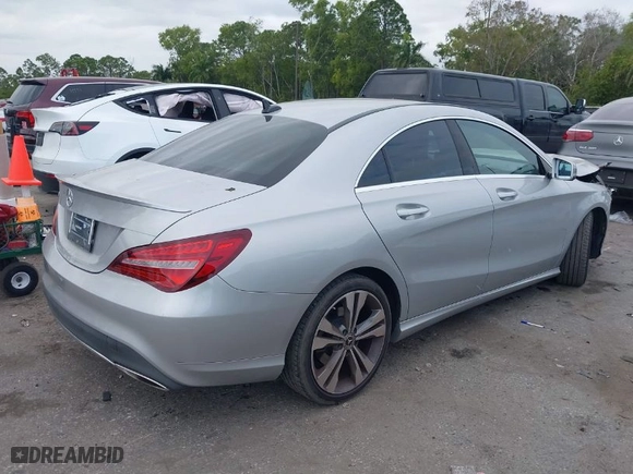 2019 Mercedes-Benz CLA with VIN WDDSJ4EB2KN743990, listed as a IAAI auction lot 41282368 with 72,364 mi miles. Bid and sale history available at carsss.com. Image 4.