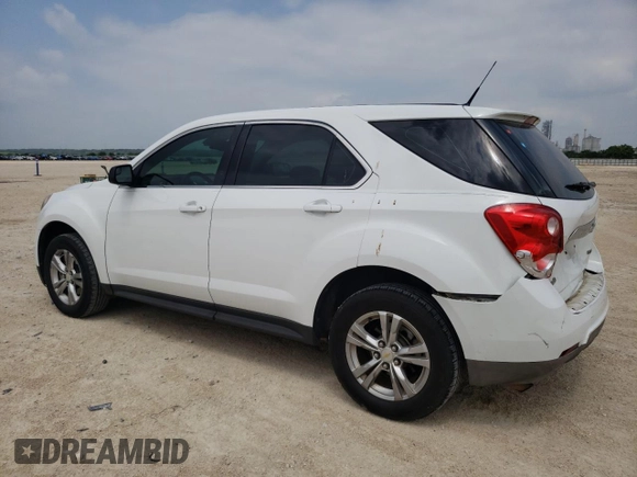 2012 Chevrolet Equinox LS with VIN 2GNALBEK7C6157691, listed as a Copart auction lot 55491925 with 130,317 mi miles and Salvage Title. Bid and sale history available at DreamBid. Image 2.