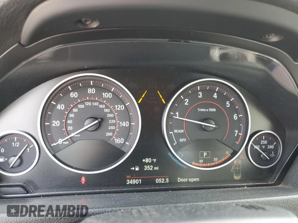 2018 BMW 4 Series 430i xDrive with VIN WBA4Z3C53JEC56749, listed as a Copart auction lot 45543915 with 34,901 mi miles and Salvage Title. Bid and sale history available at DreamBid. Image 9.