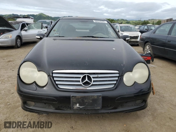 2002 Mercedes-Benz C 230/260/280/320 with VIN WDBRN47JX2A221454, listed as a Copart auction lot 50424555 with 106,228 mi miles and Salvage Title. Bid and sale history available at DreamBid. Image 5.