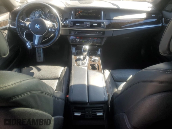2016 BMW 5 Series 535i with VIN WBA5B1C54GG132111, listed as a Copart auction lot 43409355 with 133,043 mi miles and Salvage Title. Bid and sale history available at DreamBid. Image 8.