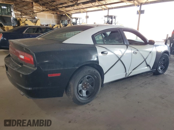 2014 Dodge Charger Police with VIN 2C3CDXAT7EH348811, listed as a Copart auction lot 55414045 with 99,097 mi miles and Clean Title. Bid and sale history available at carsss.com. Image 3.