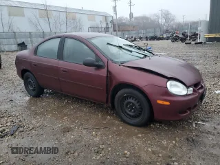 2002 Dodge Neon SE with VIN 1B3AS46C52D558916, listed as a Copart auction lot 86253164 with 103,592 mi miles and Non Repairable. Bid and sale history available at carsss.com. Image 4.