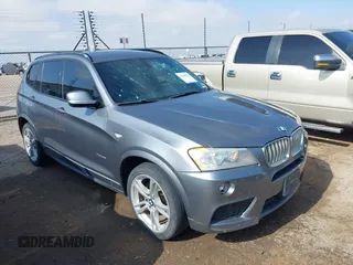 2014 BMW X3 xDrive28i with VIN 5UXWX9C50E0D36404, listed as a IAAI auction lot 42448941 with 113,226 mi miles and . Bid and sale history available at DreamBid. Image 1.