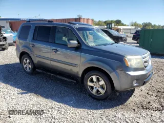 2011 Honda Pilot EX-L with VIN 5FNYF3H72BB043201, listed as a Copart auction lot 75036474 with 193,734 mi miles and Salvage Title. Bid and sale history available at DreamBid. Image 4.