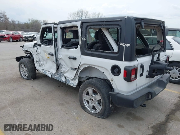 2024 Jeep Wrangler Sport S with VIN 1C4PJXDN7RW243762, listed as a IAAI auction lot 41912844 with 18,935 mi miles and . Bid and sale history available at DreamBid. Image 3.