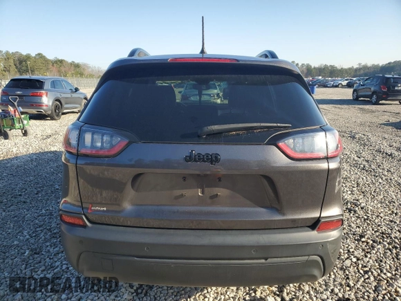 2021 Jeep Cherokee Altitude with VIN 1C4PJLLB5MD199653, listed as a Copart auction lot 48753205 with 59,098 mi miles and Salvage Title. Bid and sale history available at carsss.com. Image 6.