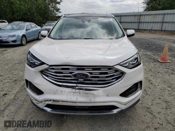 2019 Ford Edge Titanium z VIN 2FMPK3K99KBB49428, wystawiony jako Copart lot #60663125 z przebiegiem 60 383 mil mil oraz Szkoda całkowita • Salvage title. Historia ofert i sprzedaży dostępna na DreamBid. Obrazek 5.