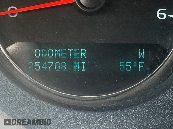 2009 Chevrolet Tahoe LTZ with VIN 1GNFK330X9J100915, listed as a Copart auction lot 55279675 with 254,708 mi miles and Salvage title. Bid and sale history available at DreamBid. Image 8.