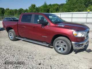 2022 Ram 1500 Big Horn with VIN 1C6SRFFT6NN381504, listed as a Copart auction lot 56403735 with 30,043 mi miles and Salvage title. Bid and sale history available at DreamBid. Image 4.