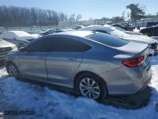 2015 Chrysler 200 C with VIN 1C3CCCCB0FN560538, listed as a Copart auction lot 45166515 with 62,617 mi miles and Salvage Title. Bid and sale history available at carsss.com. Image 2.