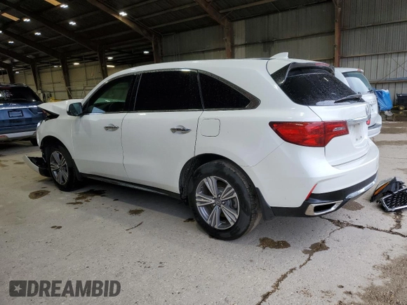 2019 Acura MDX with VIN 5J8YD3H31KL012880, listed as a Copart auction lot 50693255 with 73,740 mi miles and Salvage Title. Bid and sale history available at carsss.com. Image 2.