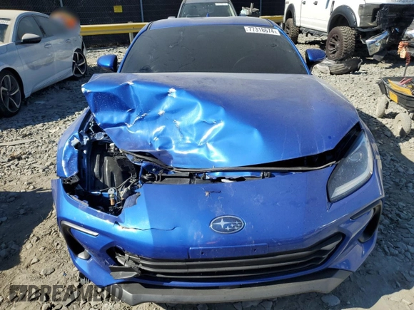 2023 Subaru BRZ Limited with VIN JF1ZDBF12P8703687, listed as a Copart auction lot 77318674 with 12,829 mi miles and Salvage Title. Bid and sale history available at carsss.com. Image 5.
