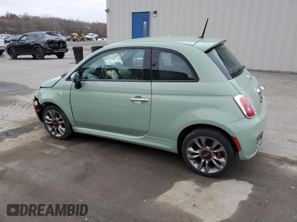 2014 FIAT 500 Sport with VIN 3C3CFFBR8ET207938, listed as a Copart auction lot 52974425 with 52,587 mi miles and Salvage Title. Bid and sale history available at carsss.com. Image 2.